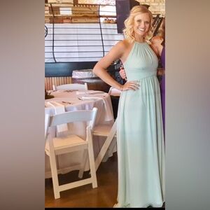Halter maxi dress (prom/bridesmaid)